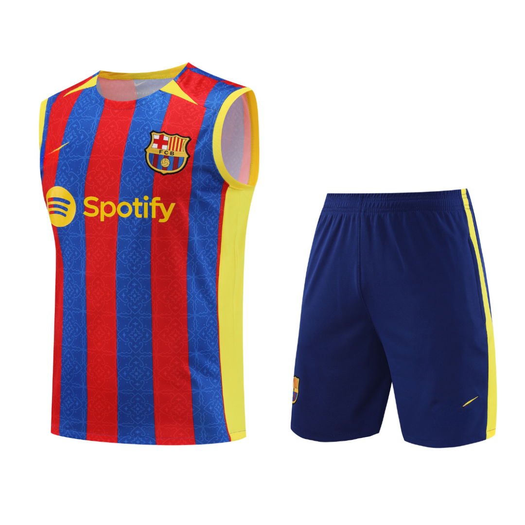 FC Barcelona Blaugrana Sleeveless Summer Training  Set 2024/2025