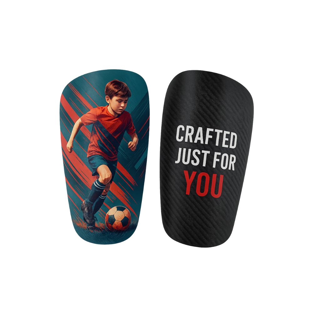 Lightweight & Durable Personalized Youth Shin Guards – Custom Photo Options