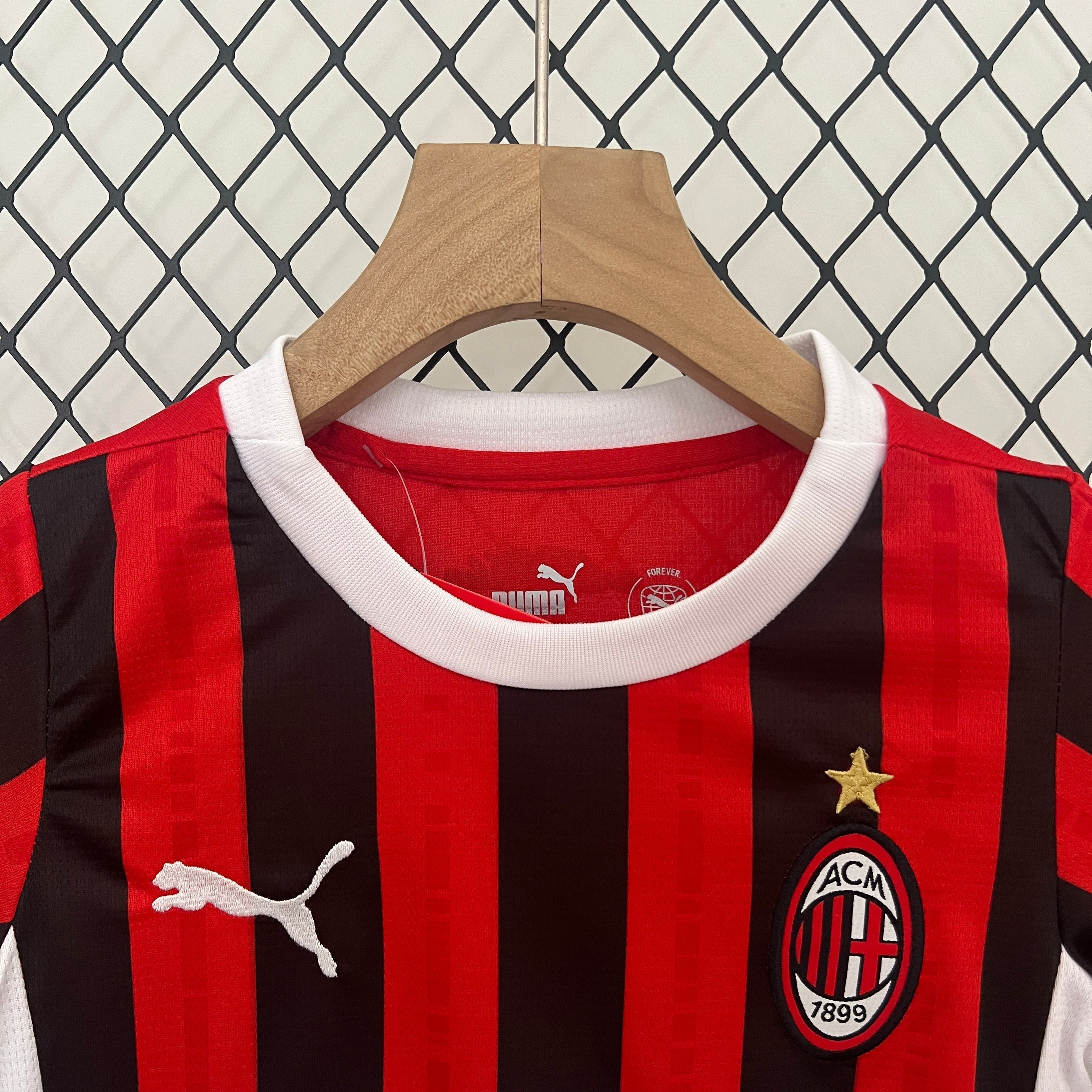 Ac Milan Kids Football Kit 2024/25 Home
