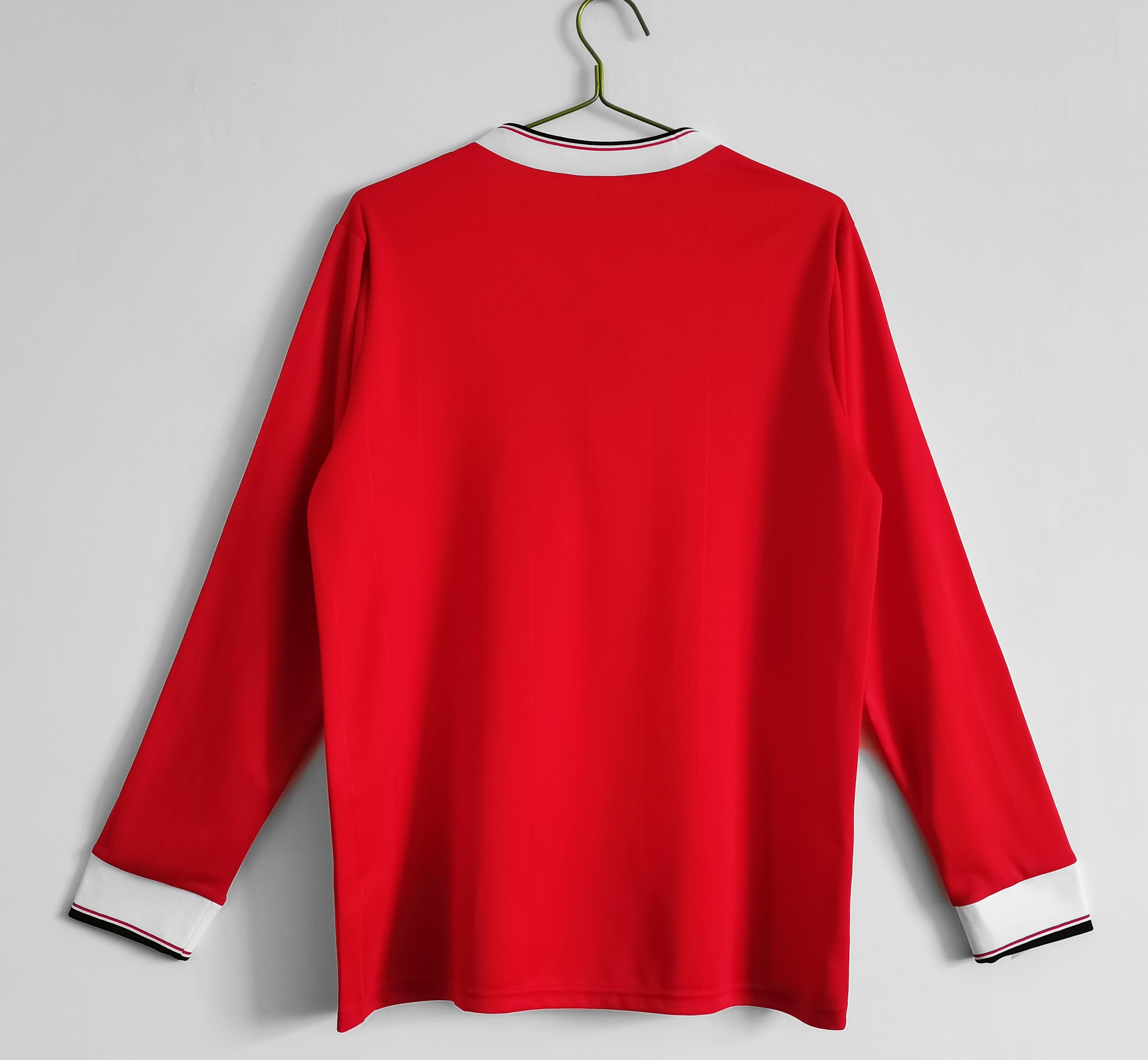 Manchester United Shirt 1986/1987 - Long Sleeve Home