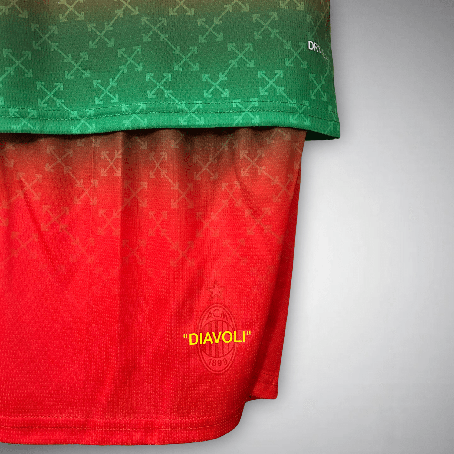 AC Milan Off-White Kids Football Kit - Limited Edition