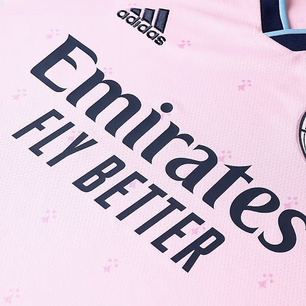 2022/23 Arsenal Pink Third Shirt