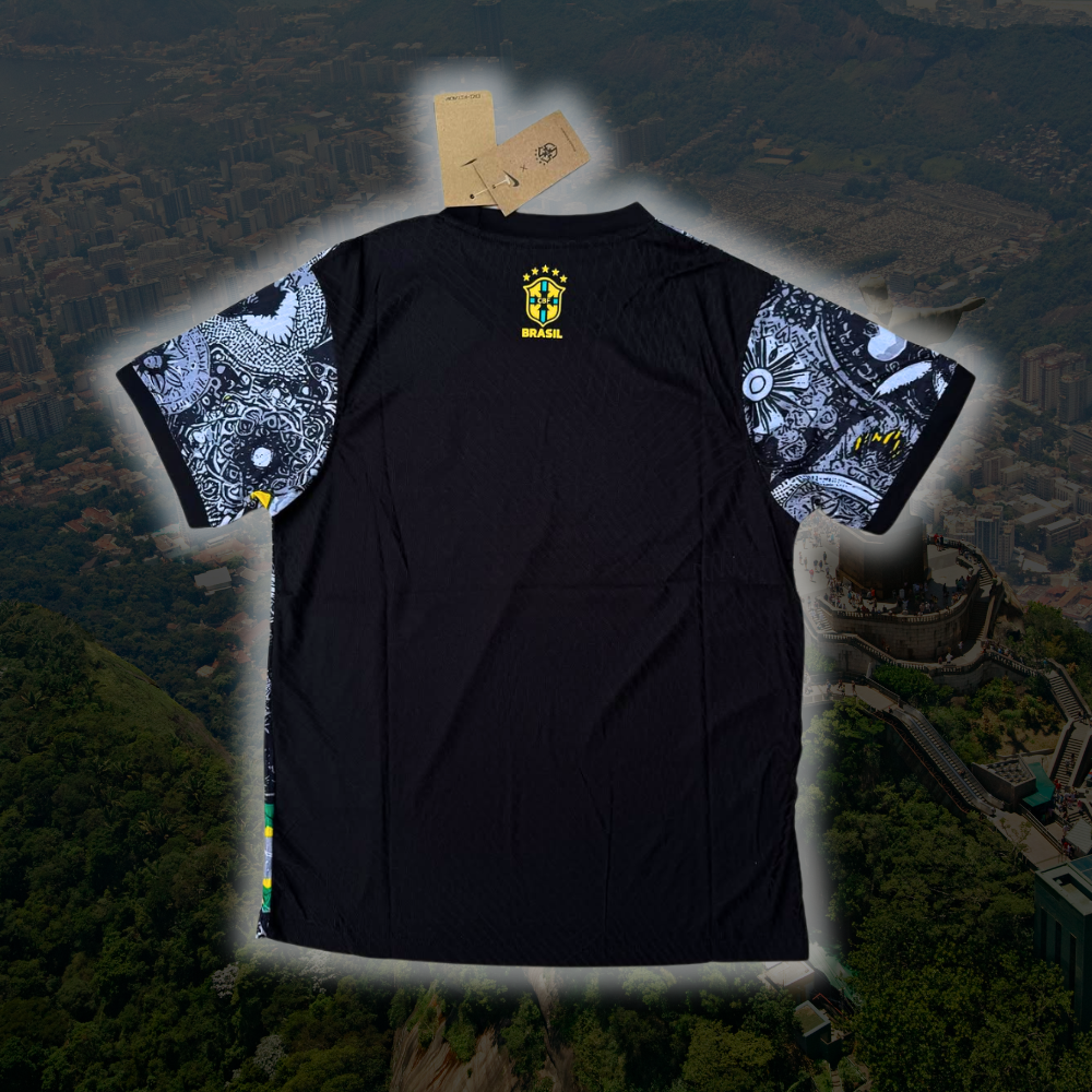 Brazil Jesus Shirt - 2024/25 Black Special Edition