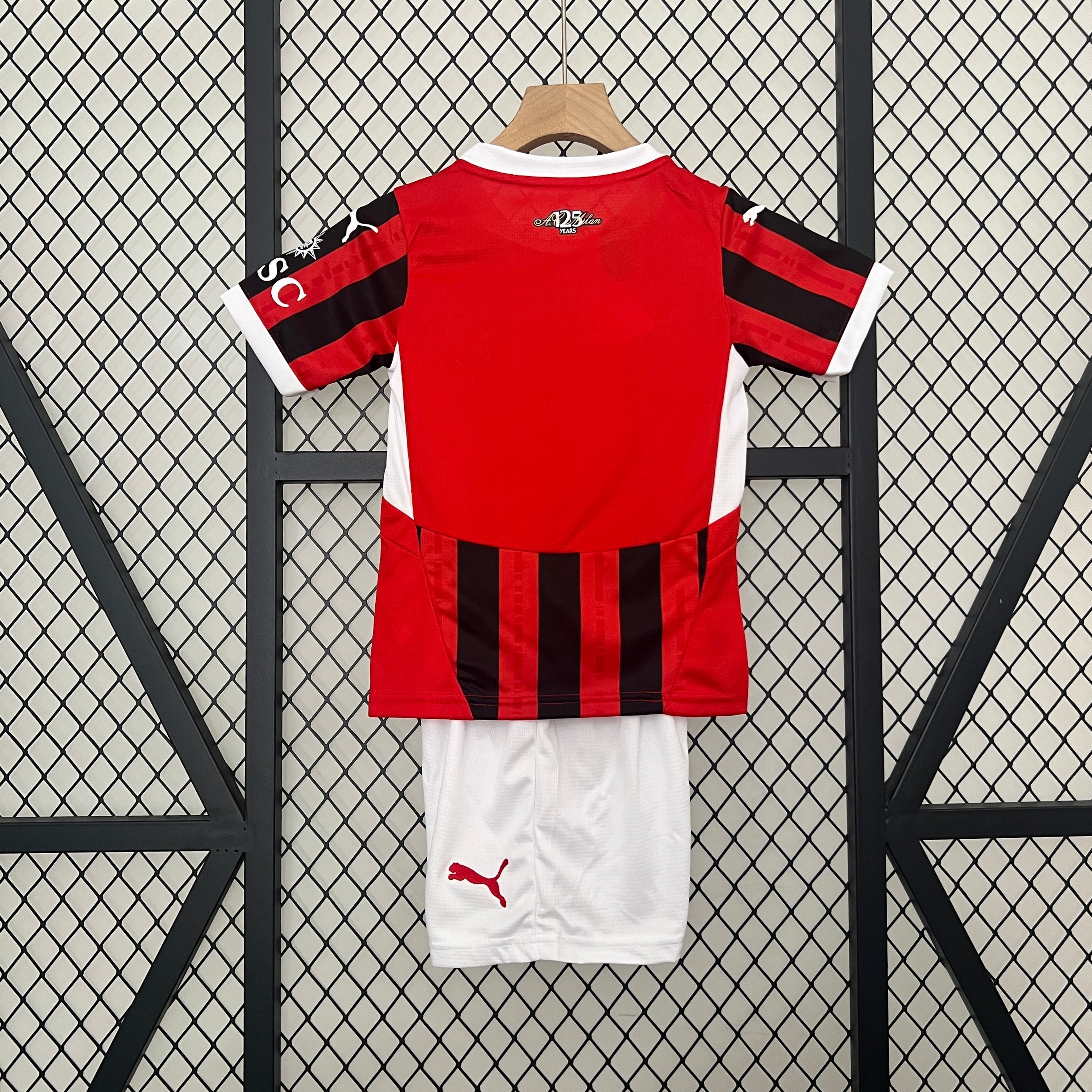 Ac Milan Kids Football Kit 2024/25 Home