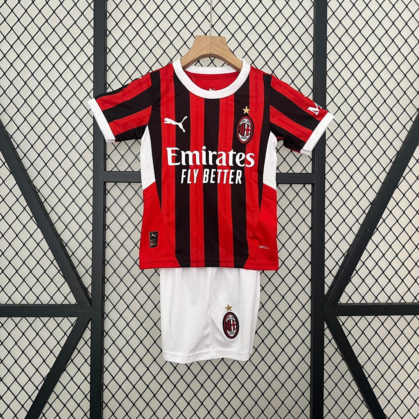 Ac Milan Kids Football Kit 2024/25 Home
