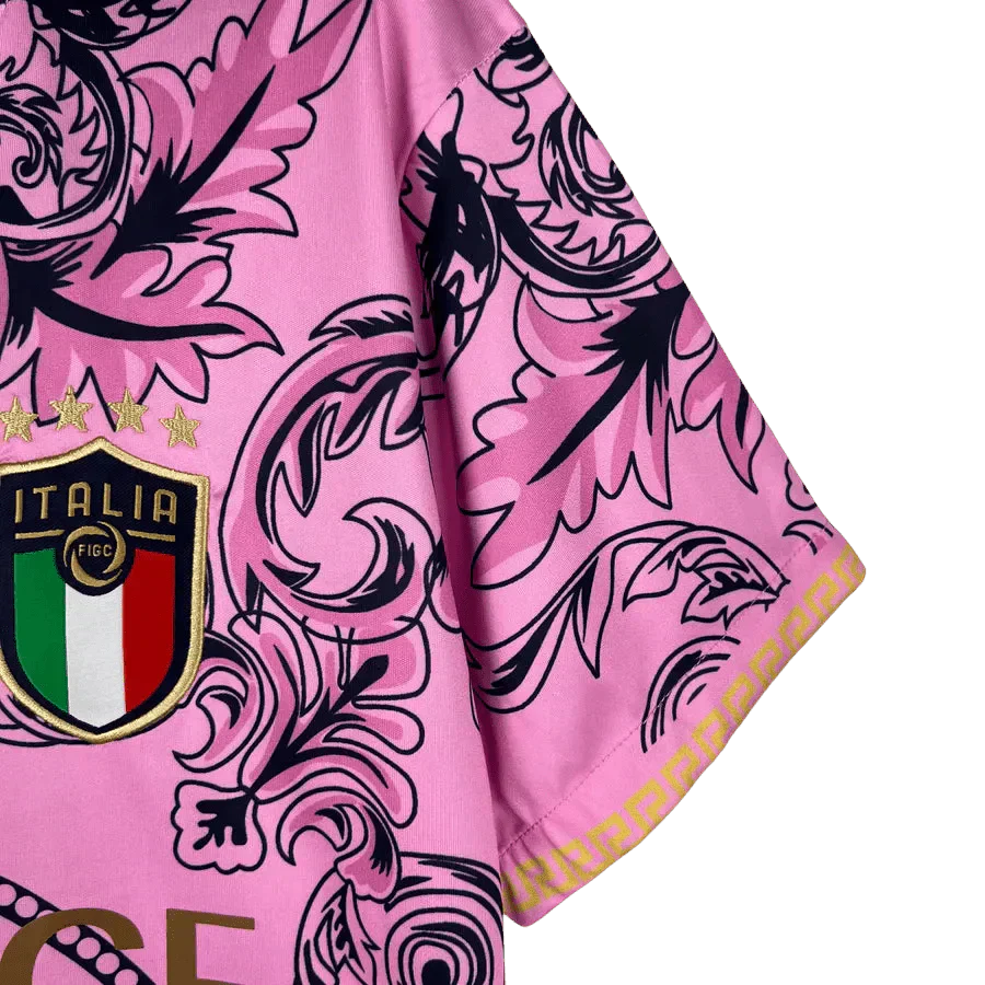 Italy Versace Pink Shirt - Special Edition