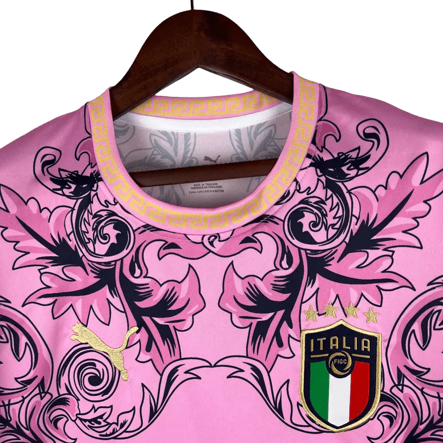 Italy Versace Pink Shirt - Special Edition