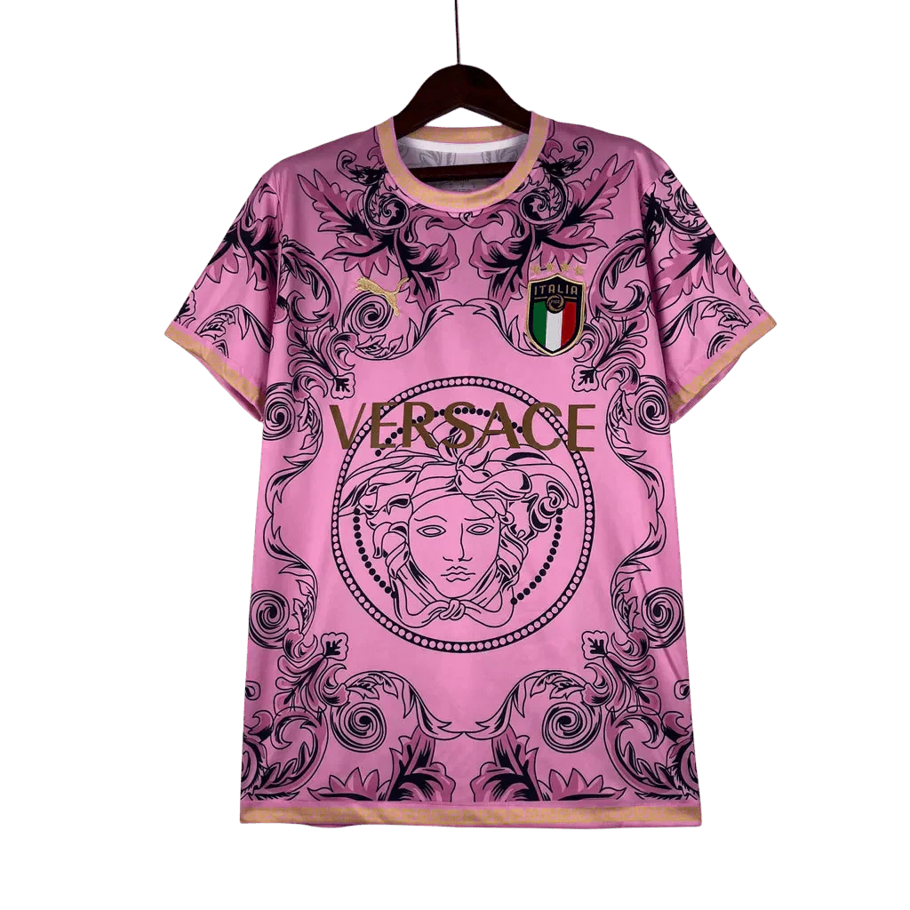 Italy Versace Pink Shirt - Special Edition