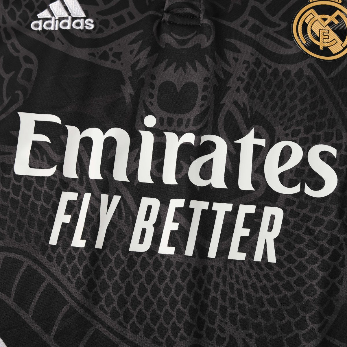 Real Madrid Dragon Shirt Black