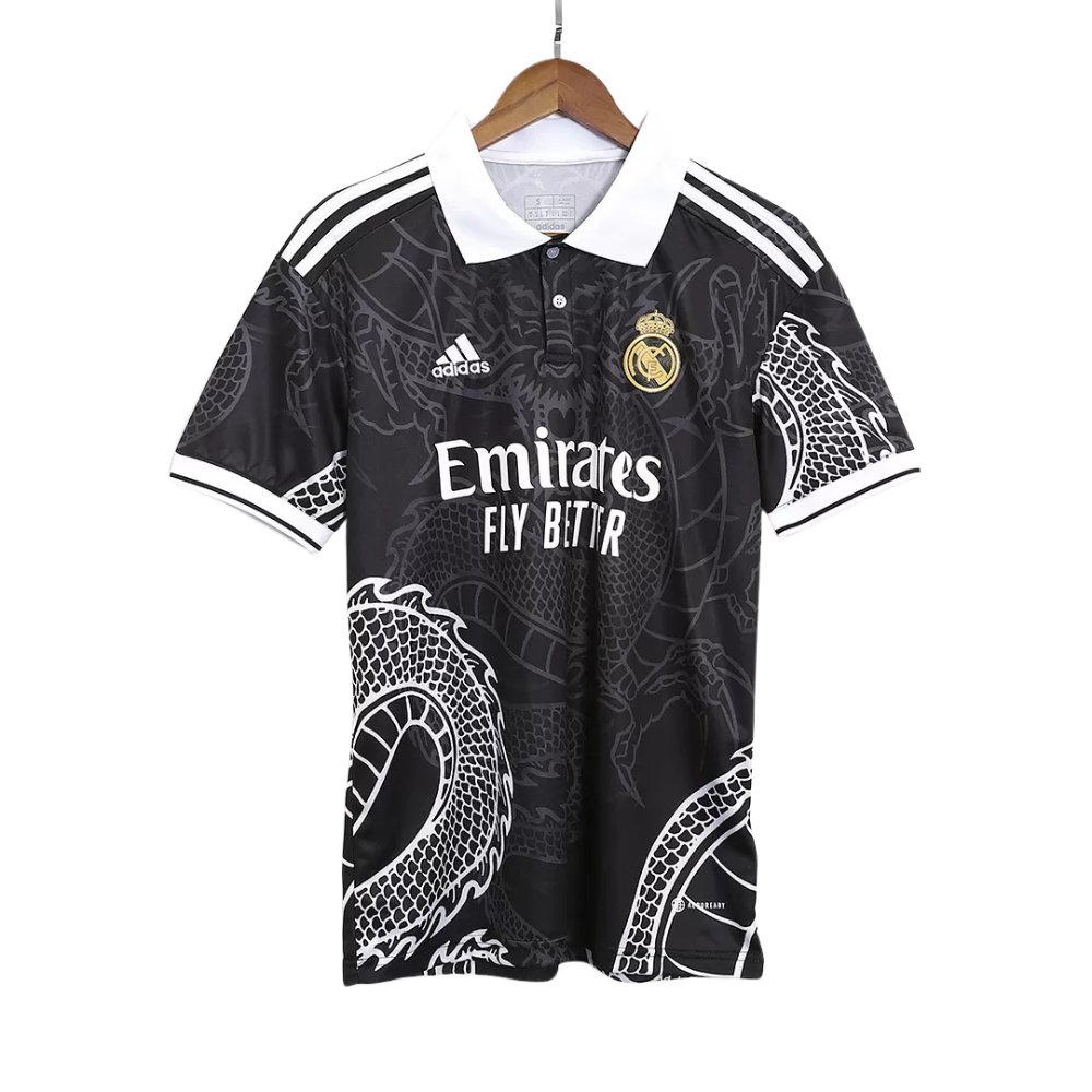 Real Madrid Dragon Shirt Black