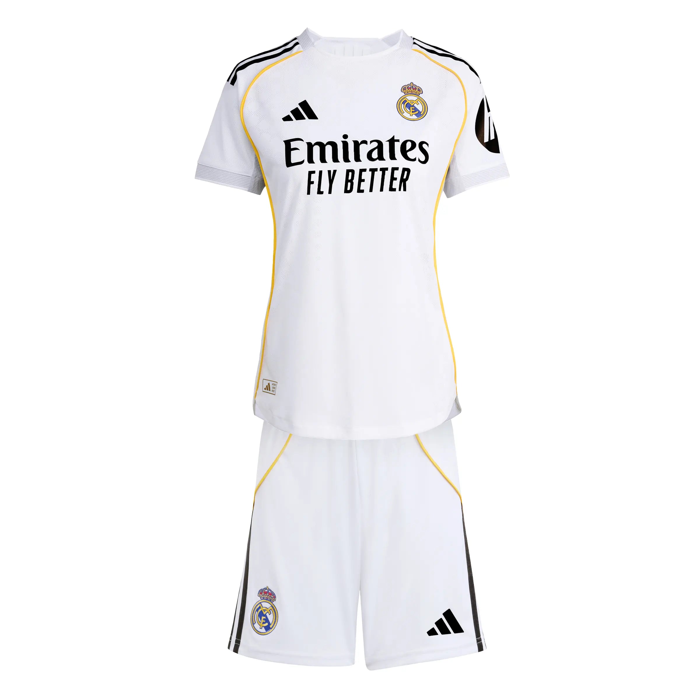 2025-26 Real Madrid Home Kids Football Kit
