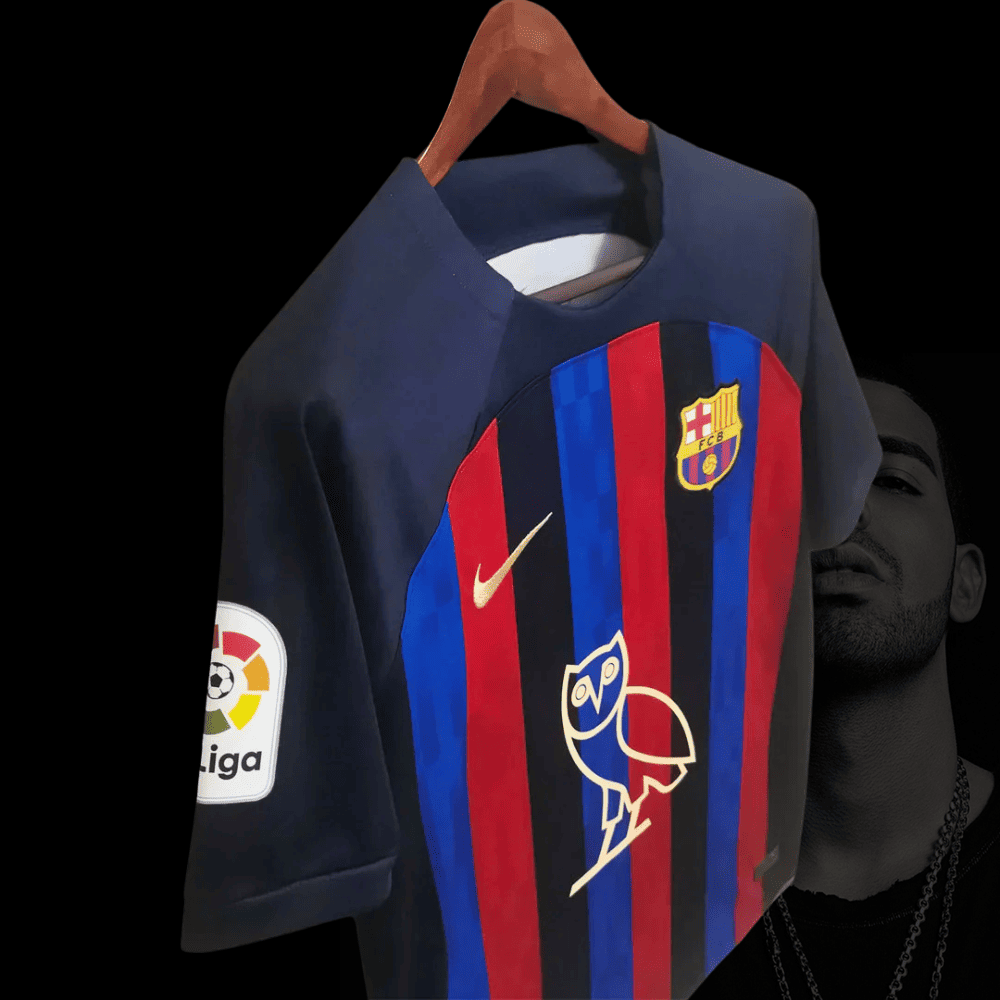 Barcelona Drake Shirt 2022/23 - OVO Limited Edition