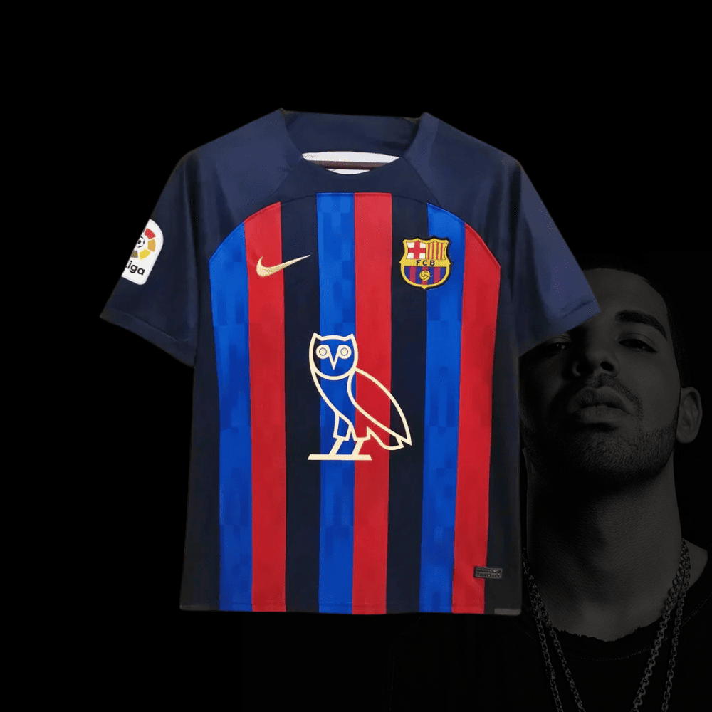 Barcelona Drake Shirt 2022/23 - OVO Limited Edition